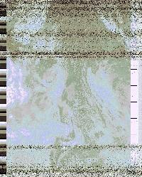 NOAA Satellitenbild vom 25.12.2009 - 12:21:34