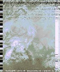 NOAA Satellitenbild vom 25.12.2009 - 02:59:39